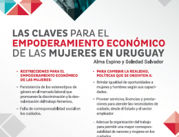 Las  claves para el empoderamiento económico de las mujeres en Uruguay. Nueva edición